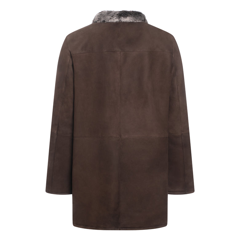 ADAM Men Classic Merino Shearling Car Coat