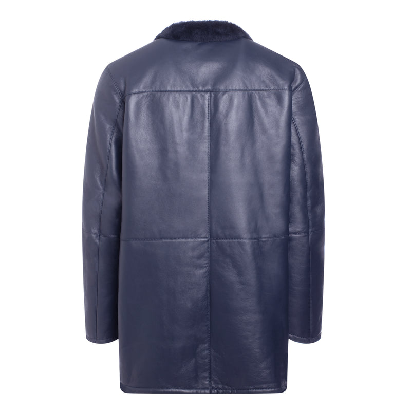 ADAM Men Classic Merino Shearling Car Coat