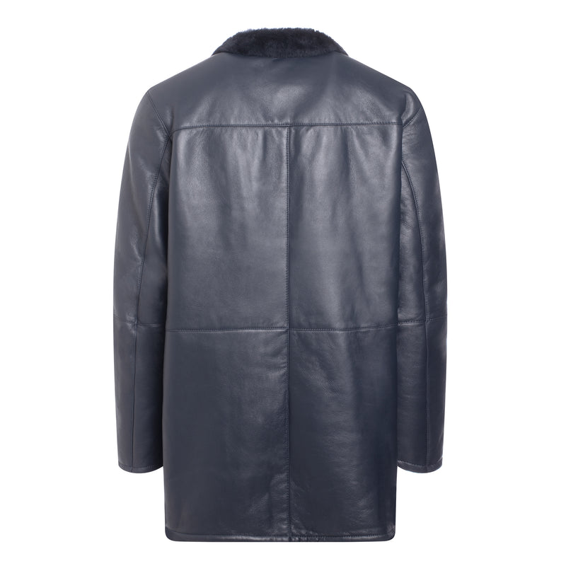 ADAM Men Classic Merino Shearling Car Coat
