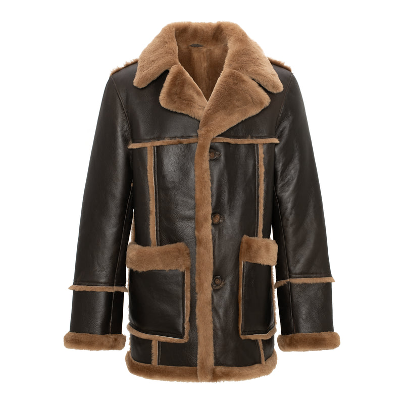 Ashbury Men Retro Shearling Jacket