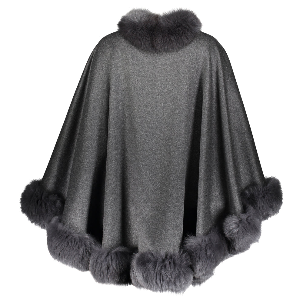 Melanie Cashmere Blend Cape – Wolfie Premium Outerwear