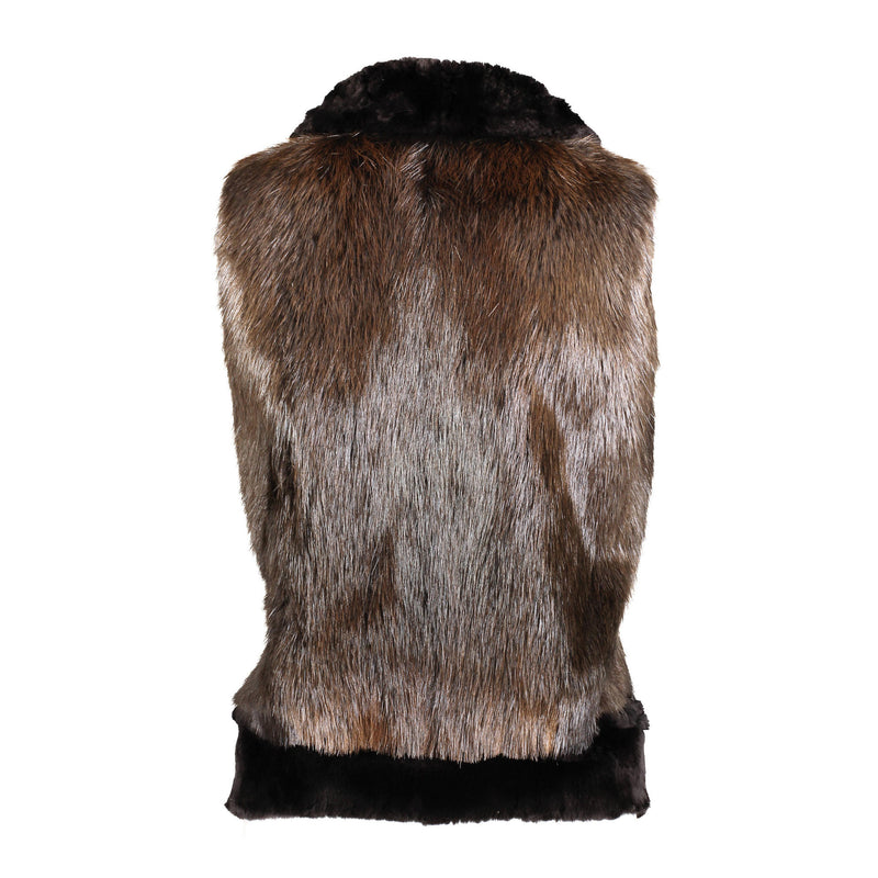 MYSTIC Longhair beaver fur vest