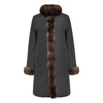 ZELDA Reversible Sheared Mink Fur Stroller