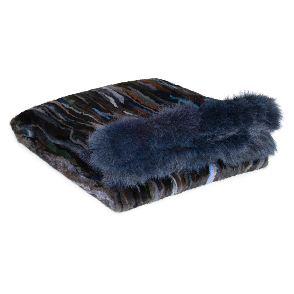 DENALI Mink fur blanket Wolfie Premium Outerwear