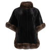 MONACO Mid length Luxury mink cape