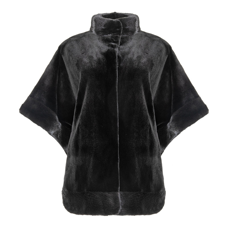 MONACO Mid length Luxury mink cape