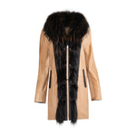 ALLY Calf leather coat
