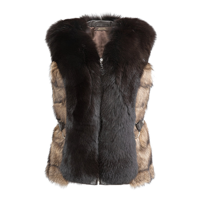 HOLLY Fischer vest with front fox