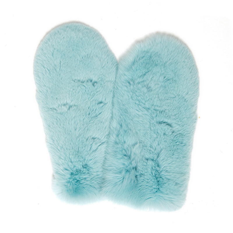 GLORIA Rex rabbit fur mittens – Wolfie Premium Outerwear