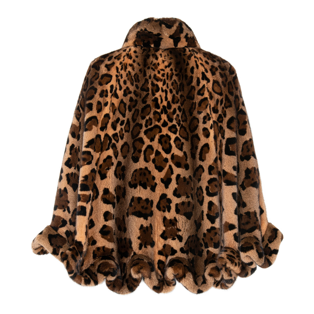 CHARLIE Mink fur cape