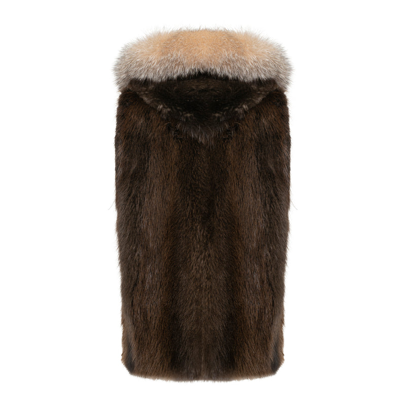 ROMY Beaver hooded vest