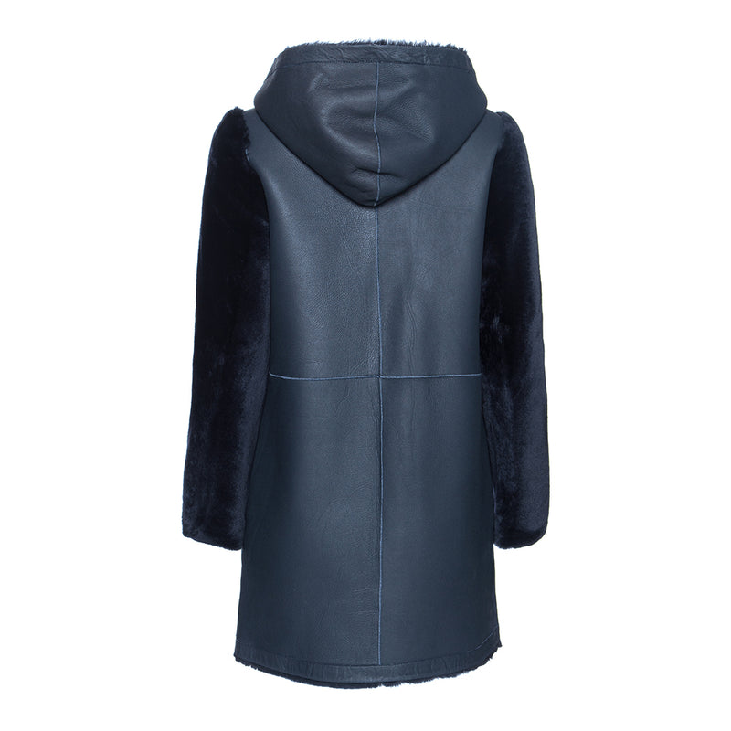 LAURA Reversible shearling coat