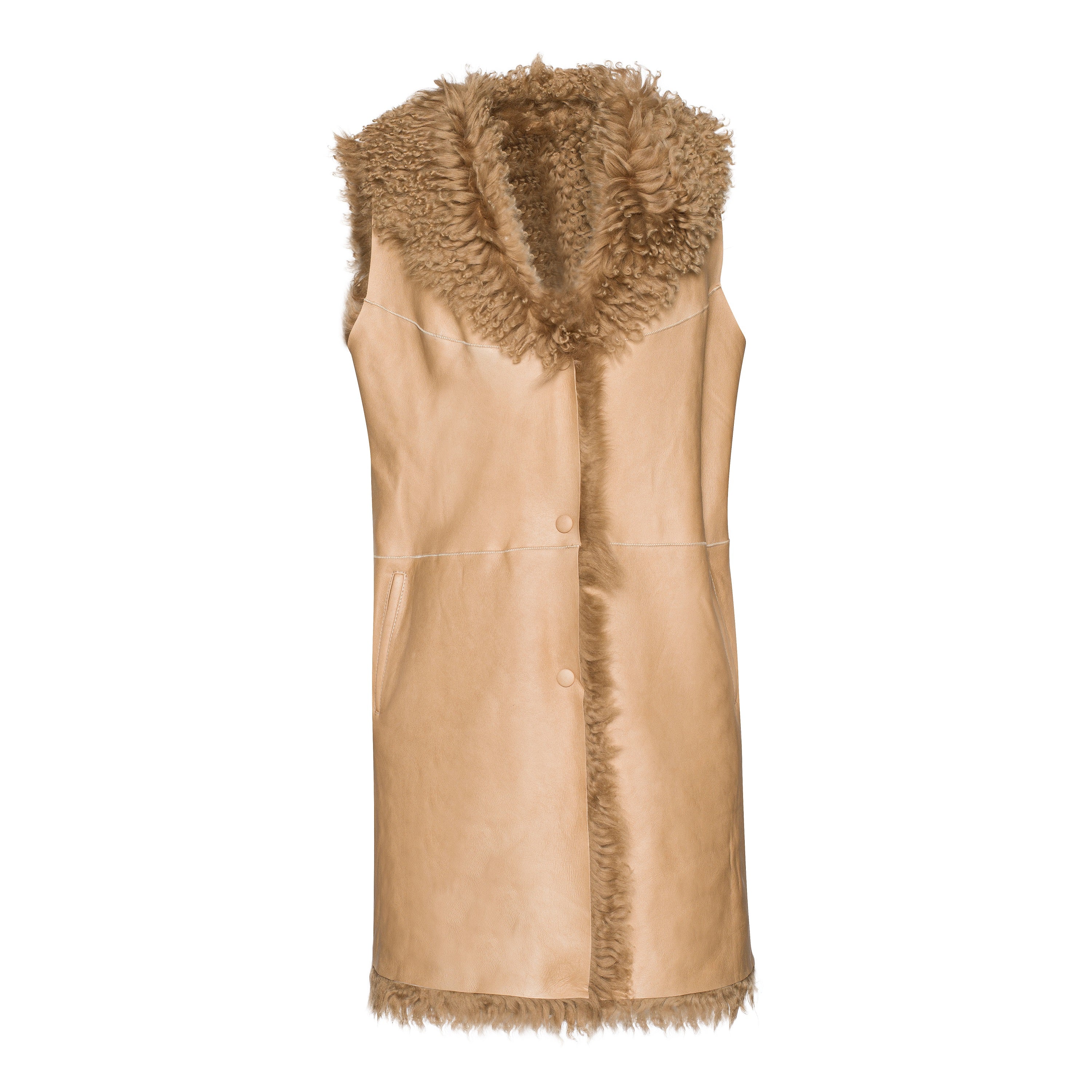 【関税＆送料込み】Marni Long Shearling Vest Marni Long Shearling Vest | italist