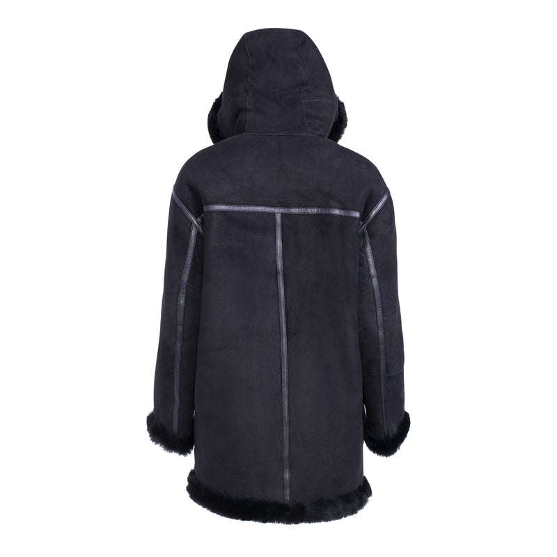 FAYER Reversible Shearling Sheepskin Coat – Wolfie Premium Outerwear