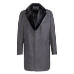 WILL Men Wool and Shearling Coat