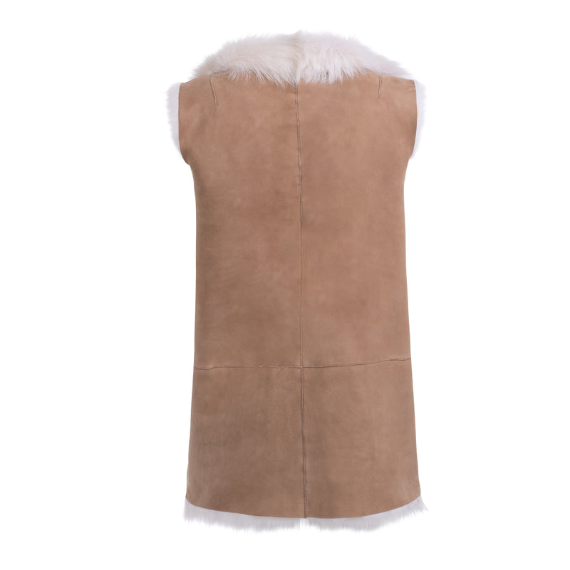 MARISOL shearling vest