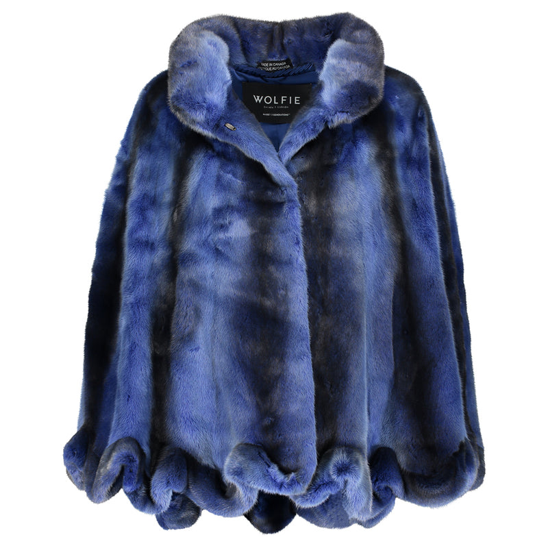 Day Furs, Inc. Man's Navy Blue Mink Fur Jacket